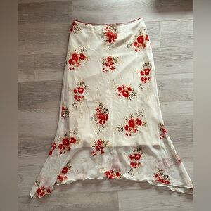 Sirens| Cream Floral Skirt